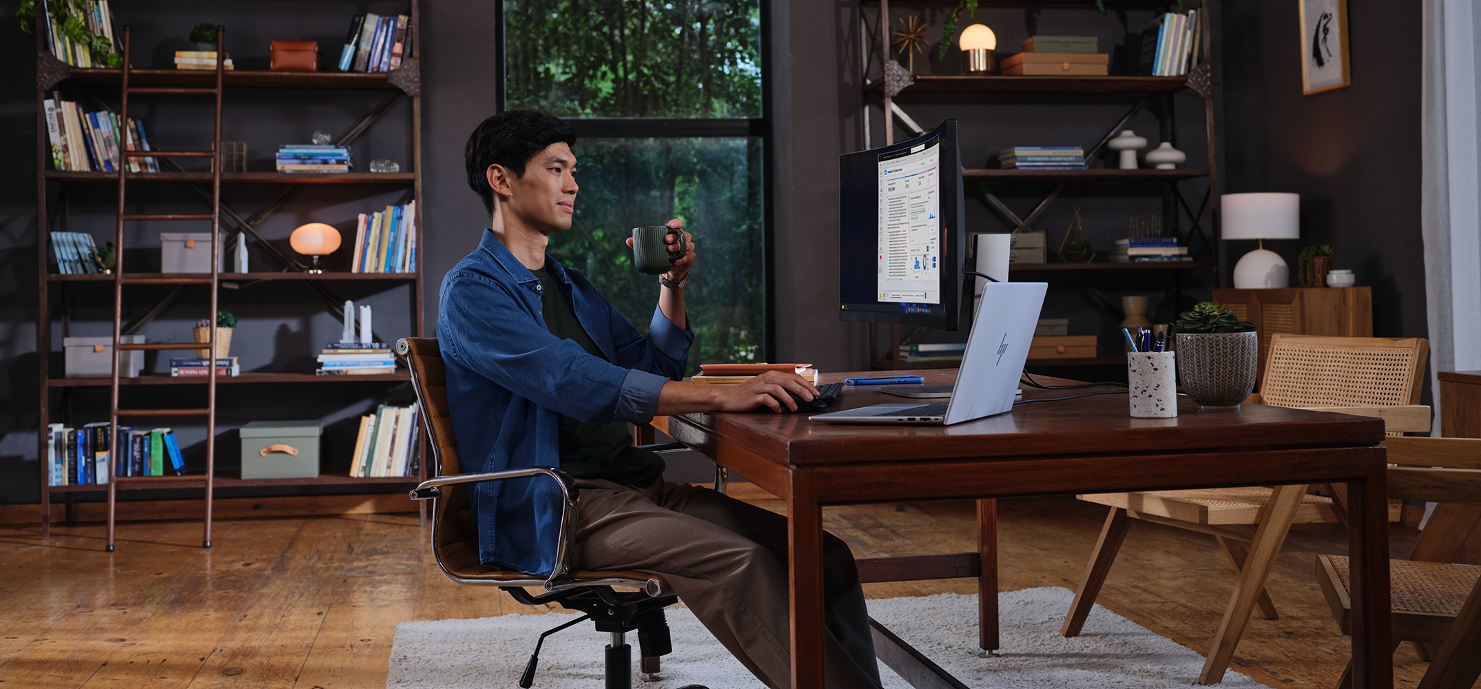 HP with AMD notebooks for office and hybrid work